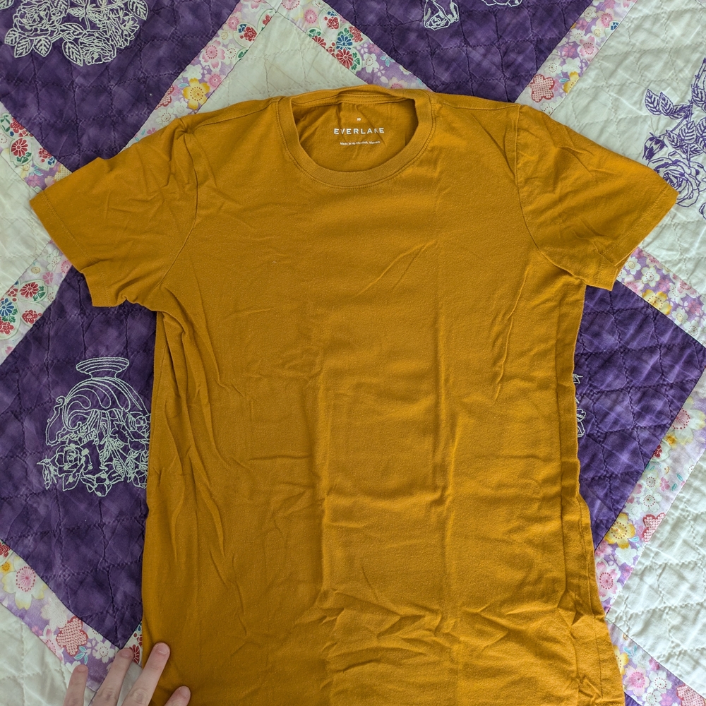 Everlane Mustard Yellow T-Shirt